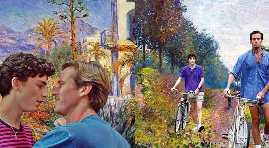 Genius Instagram account merges ‘Call Me By Your Name’ scenes with Monet paintings