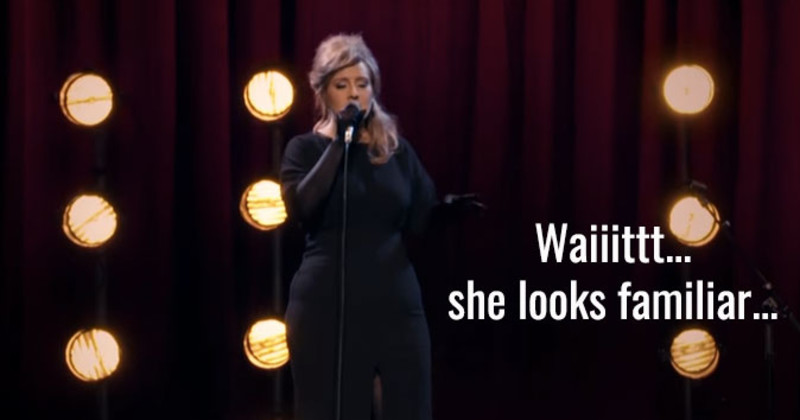 Adele Disguised As An Adele Impersonator Surprises Other Adele Impersonators