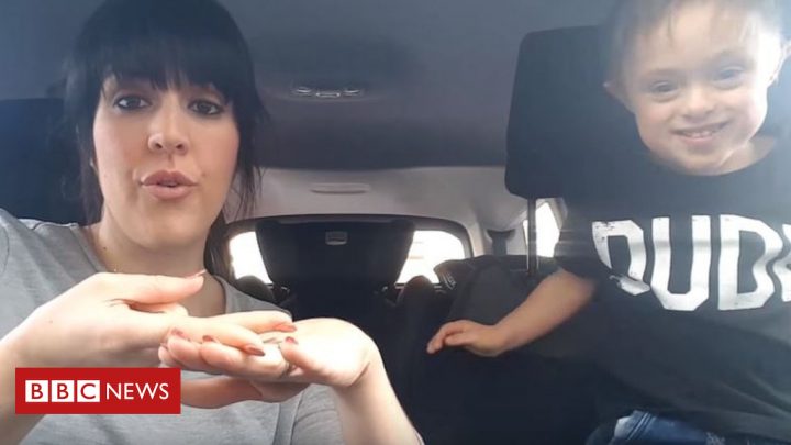 Mums’ Down’s syndrome video goes viral