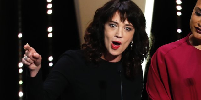 ‘We know who you are’: Actress Asia Argento condemns Harvey Weinstein and sexual predators in a rousing speech at Cannes Film Festival