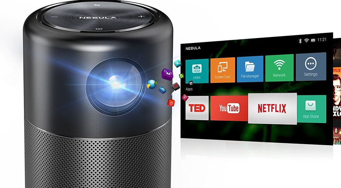 Save $100 on a mini movie projector by Anker and recreate the feeling of being at the drive-in