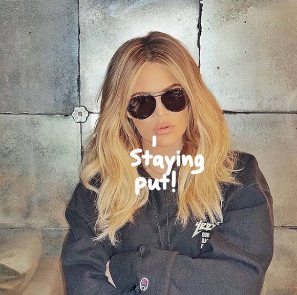 Khloé Kardashian Does NOT Have ‘Any Immediate Plans To Head Back To Los Angeles’!