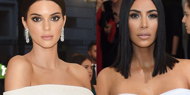 Kendall Jenner’s Met Gala outfit looks a lot like Kim Kardashian’s dress from last year — and people can’t stop comparing them