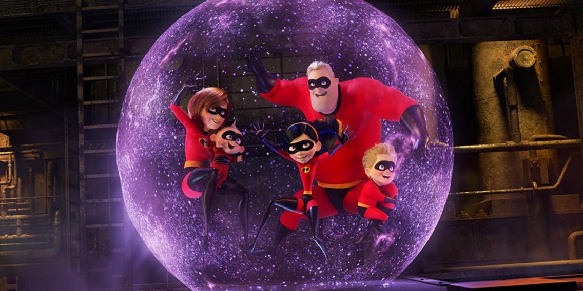 ‘Incredibles 2’ earns the biggest opening weekend ever for an animated movie with $180 million (DIS)