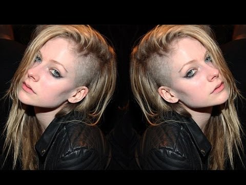 Avril Lavigne’s New Shaved Head Hairstyle! – Hollywood Style