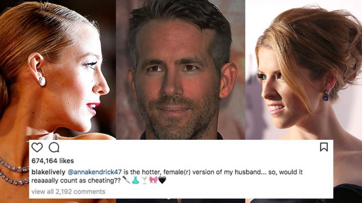 Ryan Reynolds, Blake Lively and Anna Kendrick just had an A+ Instagram exchange
