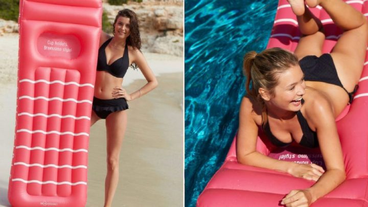 This pool float comes with ‘cup holders’ for your boobs and it’s the summer accessory you didn’t know you needed