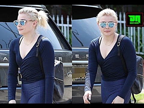 Chloe Grace Moretz shows off her figure while in Hollywood