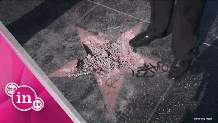 Donald-Trump-Stern auf „Walk of Fame“ zerstört!
