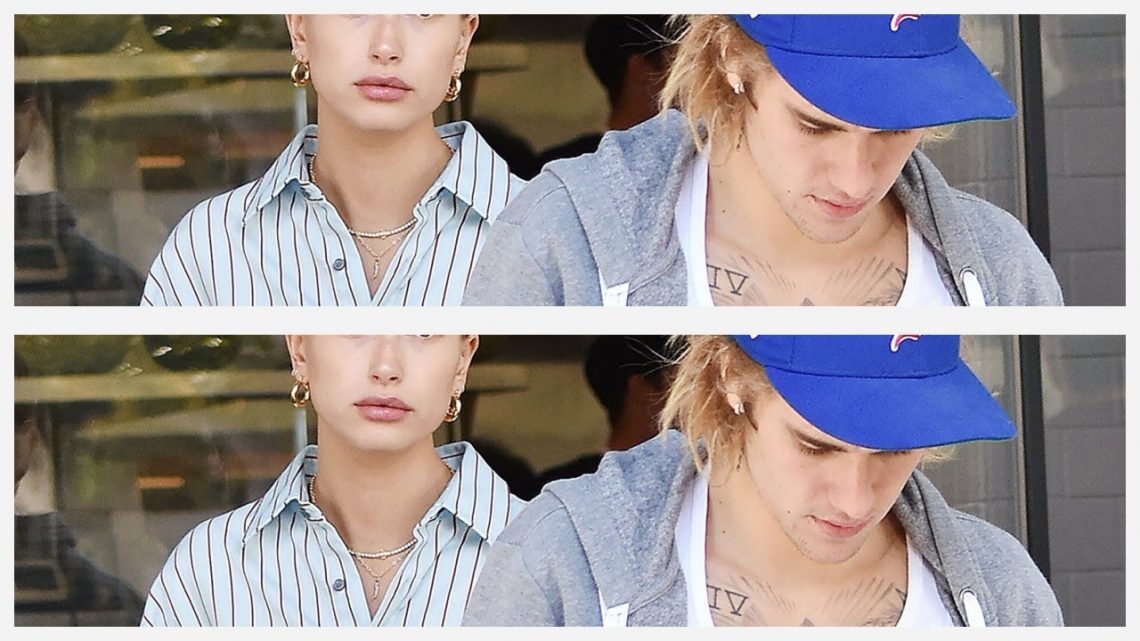 Hailey Baldwin rocked the ‘no pants’ trend during a casual daytime stroll with Justin Bieber