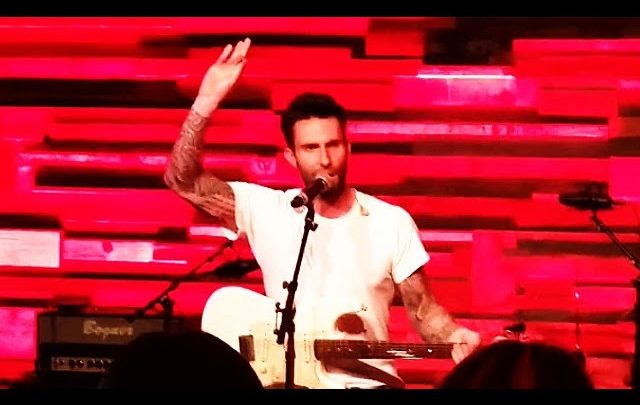 Adam Levine Performs Ignition Remix Cover Live
