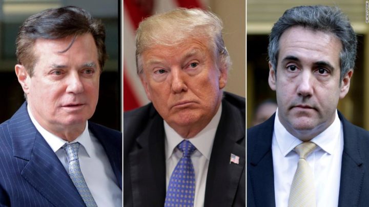 Trump calls for Mueller probe to end following Manafort, Cohen court filings