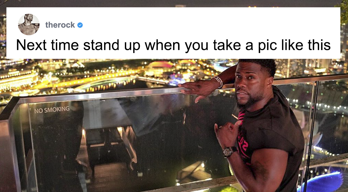 The Rock And Kevin Hart Trolling Each Other Is One Of The Funniest Bromances Ever