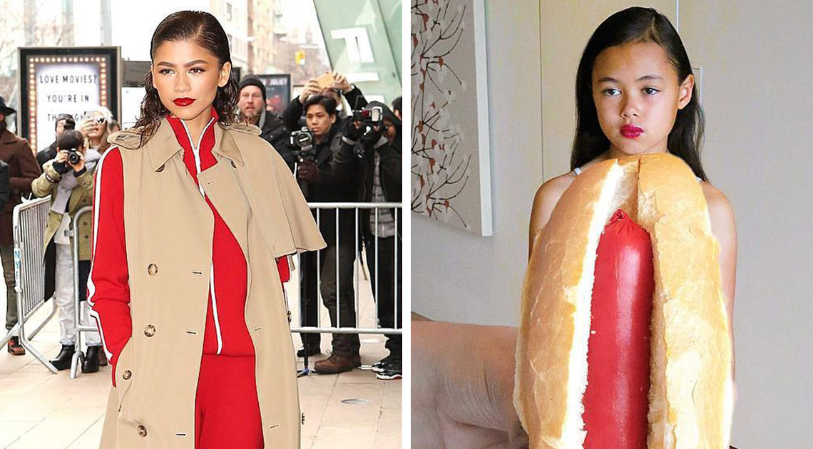 30 Ridiculous Celebrity Outfits Recreated By 9-Year-Old