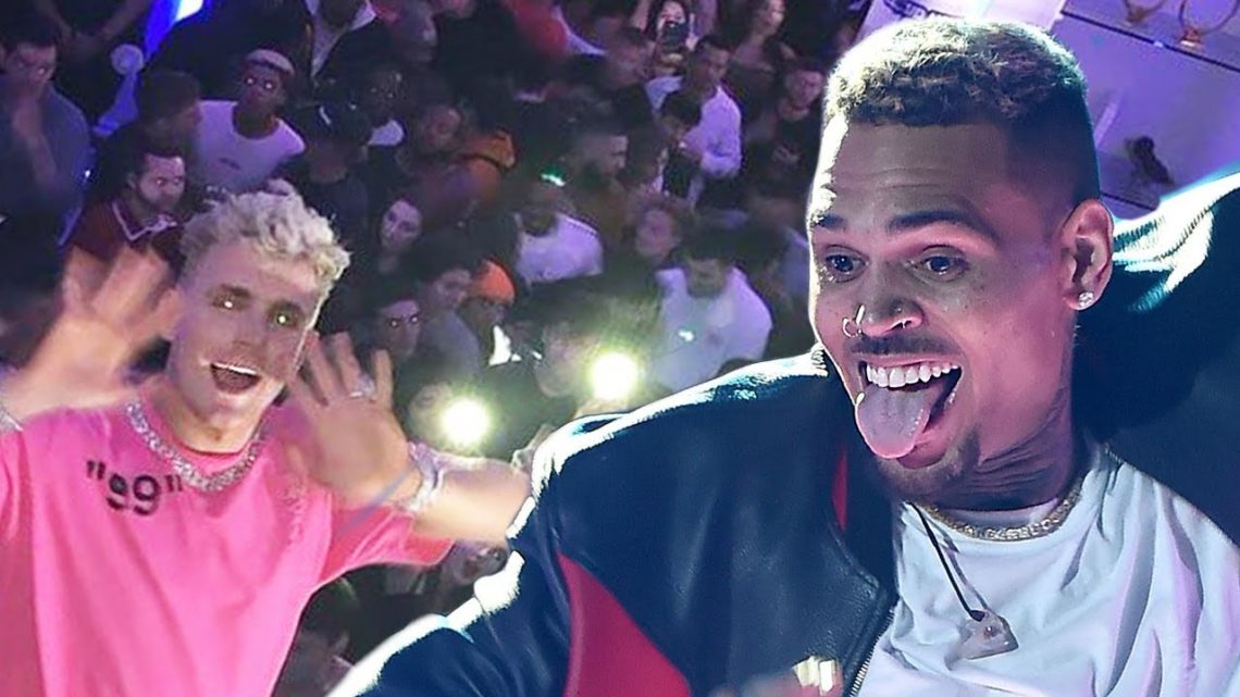 Chris Brown Crashes Jake Paul House Party After Refusing Boxing Match