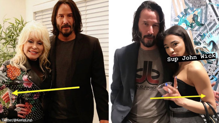 The Internet Just Noticed Keanu Reeves Is Refusing to Touch Women, Twitter Explodes With Applause