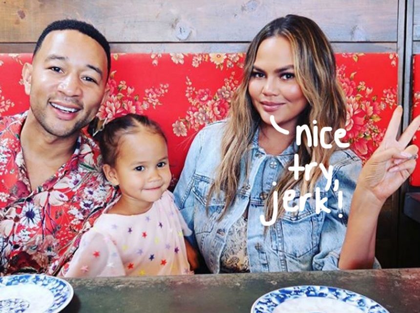 Chrissy Teigen Has A SAVAGE Response For Internet Troll Who Commented On Daughter Luna’s Hair – Perez Hilton