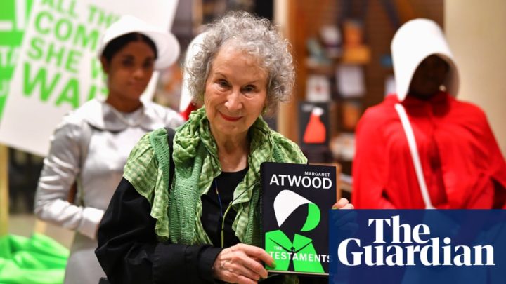 ‘She’s a prophet’: handmaids gather for Margaret Atwood’s midnight launch of The Testaments