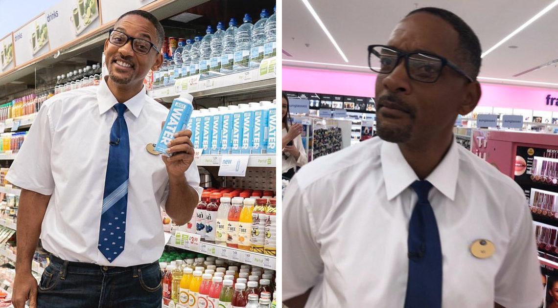 Hater Gets Quickly Shut Down After Attacking Will Smith For Promoting His Sons Bottled Water