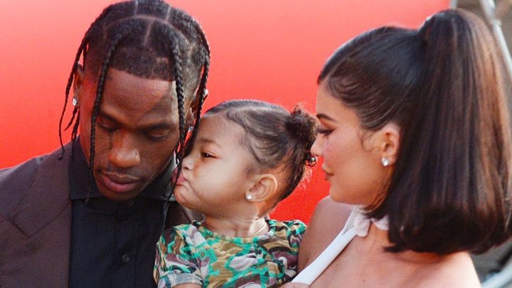 Stormi Makes Red Carpet Debut With Kylie Jenner & Travis Scott At ‘Look Mom I Can Fly’ Event