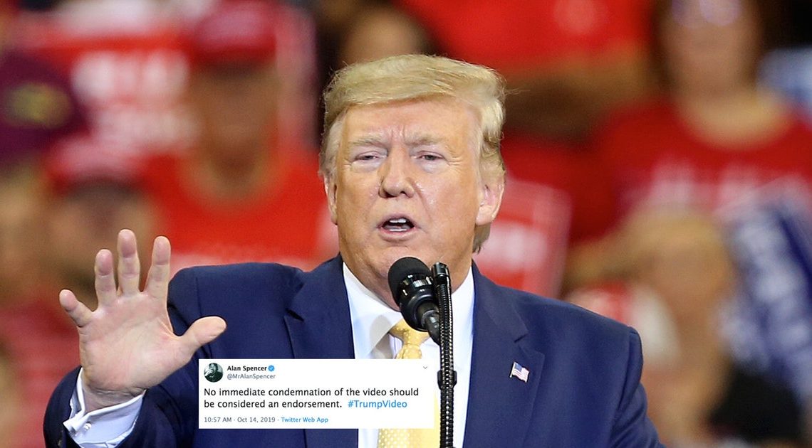 Twitter Is Terrified About This Meme Video Of Trump Attacking The Media, Literally