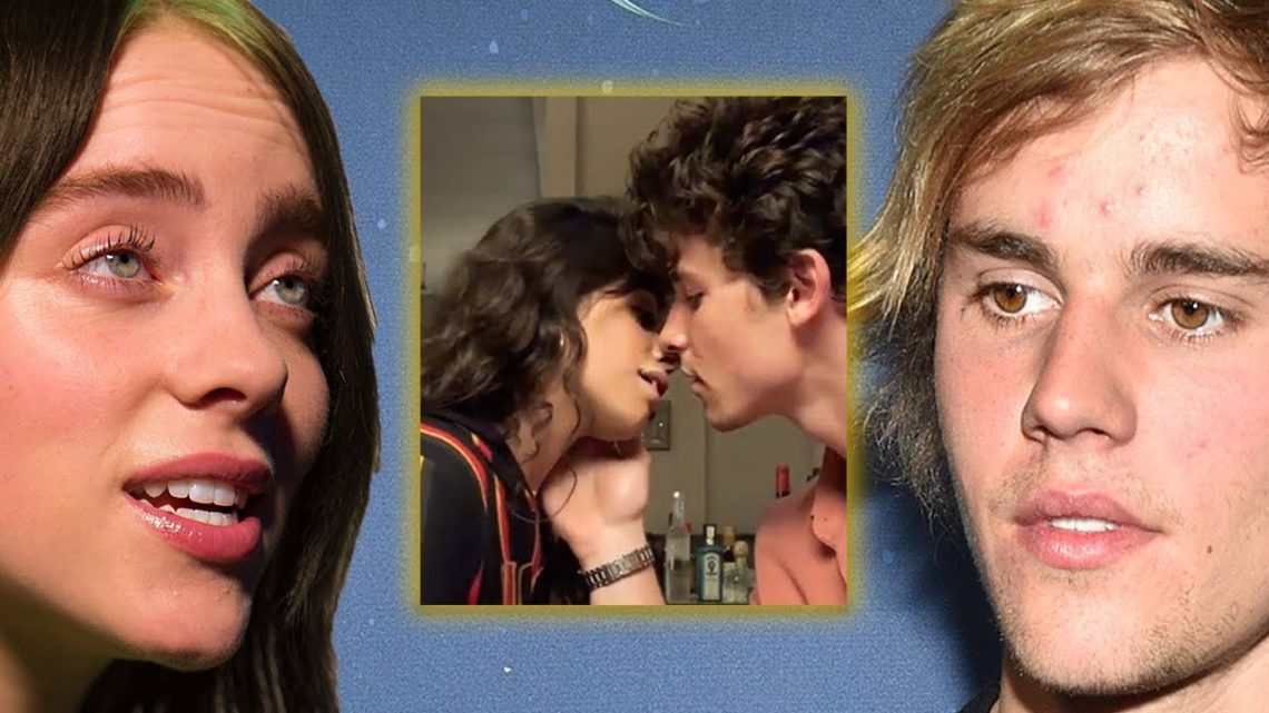 Shawn Mendes & Camila Cabello Kiss Video Gets Reactions From Billie Eilish & Justin Bieber