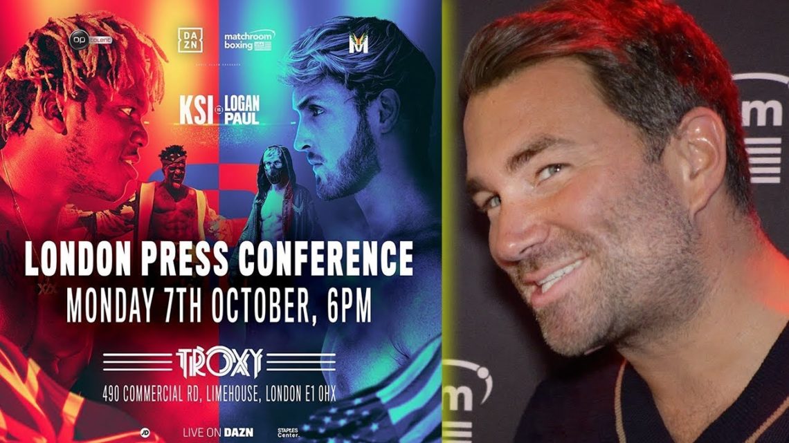Eddie Hearn Teases Surprise For KSI VS Logan Paul UK Press Conference