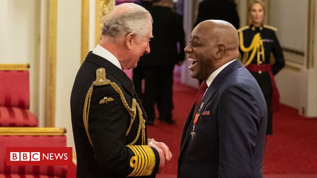 Ainsley Harriott receives ‘very special’ MBE
