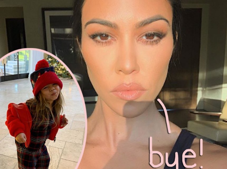 Kourtney Kardashian Claps Back At Criticism Over Reign Disick’s Long Hair! – Perez Hilton