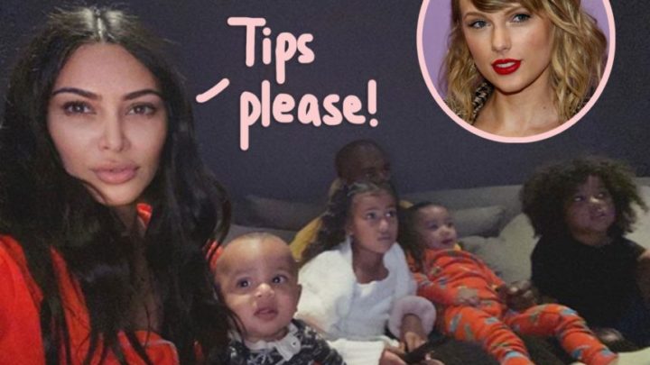 Kim Kardashian Asks For Kid-Friendly Quarantine Tips – But Gets EPICLY Trolled By Taylor Swift Fans – Perez Hilton
